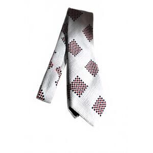 1970s Damon Red White & Blue Necktie, 3.75 X 55 Inches
